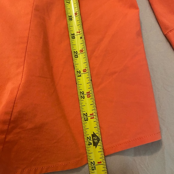 New York and company button down shirt size xl coral orange color - Picture 6 of 8